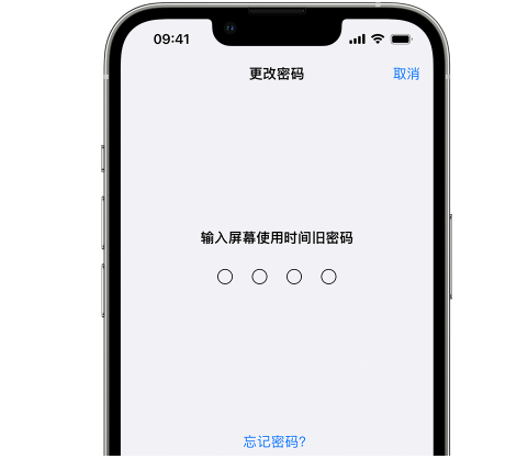 浩口镇iPhone屏幕维修分享iPhone屏幕使用时间密码忘记了怎么办 