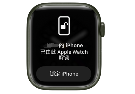 浩口镇苹果手机维修分享用 AppleWatch 解锁配备面容 ID 的 iPhone方法 